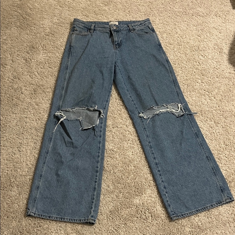 Distressed Blue Women's Jeans